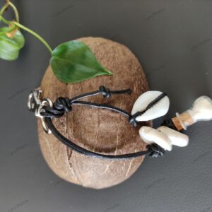 Anhänger Fläschchen mit Muscheln